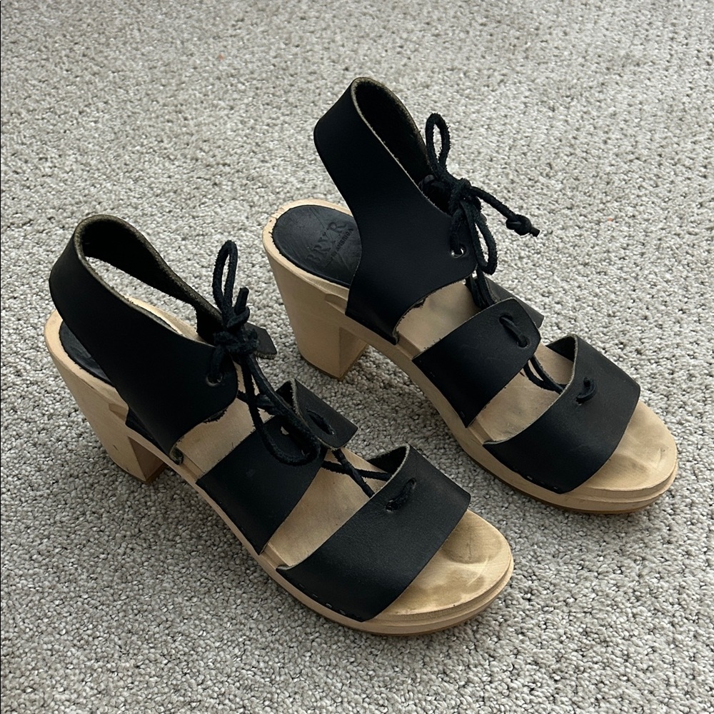 BRYR Lace Up Sandal Clogs AS IS